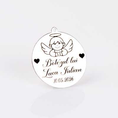 Pandant 22mm pentru botez - Ingeras