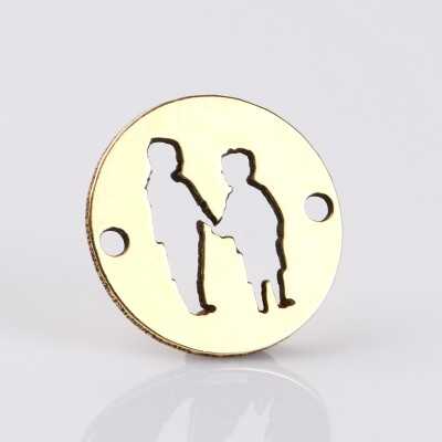 Link din alama cu decupaj fratiori