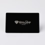 S199 - Carte de vizita personalizata din aluminiu (negru)