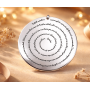 Banut din argint 925 Tatal nostru in spirala 16.5mm