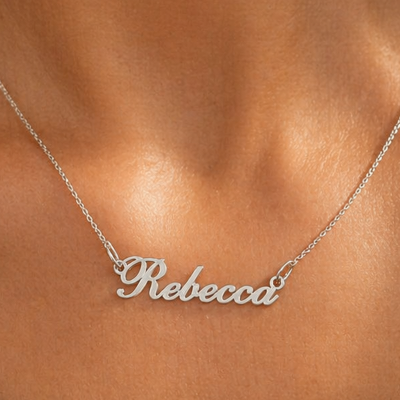 Colier cu Nume din Argint 925 Personalizat – Cadou Unic V19