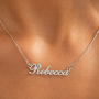 Colier cu Nume din Argint 925 Personalizat – Cadou Unic V19