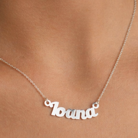 Colier cu Nume din Argint 925 Personalizat – Cadou Unic V2