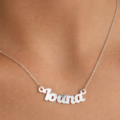 Colier cu Nume din Argint 925 Personalizat – Cadou Unic V2