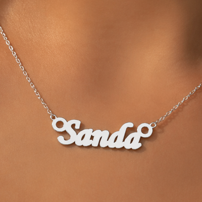 Colier cu Nume din Argint 925 Personalizat – Cadou Unic V16
