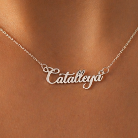 Colier cu Nume din Argint 925 Personalizat – Cadou Unic V32