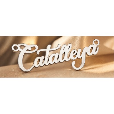 Nume din argint pentru colier sau bratara ver 32