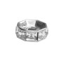 2702-Swarovski Elements 77504 Rondelle Rodiate - 5 x 2mm - 1BUC