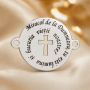 E2145 G - Link din argint "Miracol de la Dumnezeu"