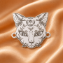 Link Cap de Pisica Mistica din Argint 925 17x18 mm E1562