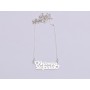 Colier Personalizat din Argint 925 cu 2 Nume - Cadou unic pentru Ea