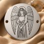 E1508 GS Link argint "Guardian Angel" 16.5mm 0.3mm 1 buc