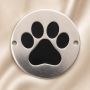 Link rotund din Argint 925 cu labuta gravata 16.5 mm
