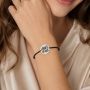 Bratara reglabila din Argint 925 Dog Mom + Cutie Cadou B-E1757