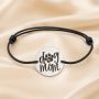 Bratara reglabila din Argint 925 Dog Mom + Cutie Cadou B-E1757