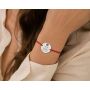 Bratara cu Snur Rosu si Banut din Argint 925 Best Friend Four Leaf Clover B-E1445