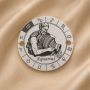 Element brățară zodie Vărsător din argint 925, gravat 16.5 mm E0355