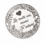 Bănuț de argint 925 gravat La Mulți Ani Mami Te Iubim E2087