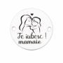 Bănuț argint Te iubesc mamaie | Cadou bunica