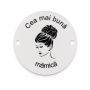 Bănuț argint Cea mai bună mămică | Cadou mamă