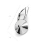 G0026-Leverback Swarovski Rivoli 12mm 1 bucata