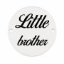 Bănuț argint Little Brother | Cadou frățior mai mic