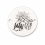 Element brățară Find Your Self din argint 925, tăbliță rotundă munte 16.5 mm E0783