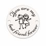 Bănuț argint Best Friend Forever | Cadou prietenie