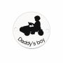 Bănuț argint Daddy's Boy | Cadou moț băiat