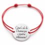 Brățară argint 925 Când E De La Dumnezeu, șnur reglabil — cadou B-E1526