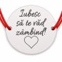 Brățară argint 925 cu mesaj Iubesc să te văd zâmbind — cadou B-E1627