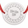 Brățară argint 925 Ho Ho Ho cu clopoței, șnur reglabil B-E0995