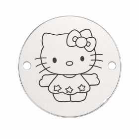 Bănuț Hello Kitty din argint 925 16.5mm E1254-GS
