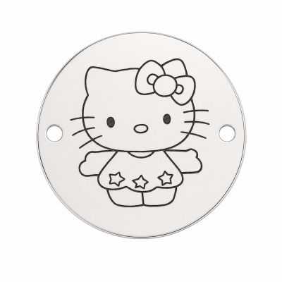 Bănuț Hello Kitty din argint 925 16.5mm E1254-GS