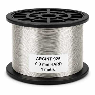SR01 - Sarma de argint 0.3mm HARD WIRE 1 metru