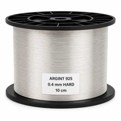 SR02 - Sarma de argint 0.4mm HARD WIRE 10cm