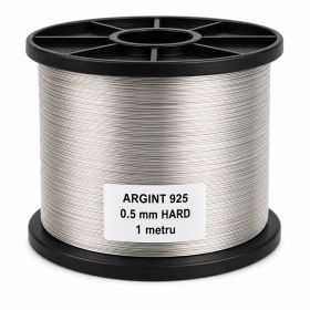 SR03 - Sarma de argint 0.5mm HARD WIRE 1 metru