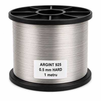 SR03 - Sarma de argint 0.5mm HARD WIRE 1 metru