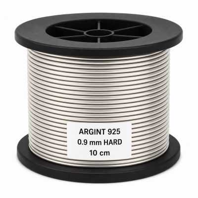 SR07 - Sarma de argint 0.9mm HARD WIRE 10 cm