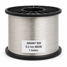 SR09 - Sarma de argint 0.3mm duritate medie 1 metru