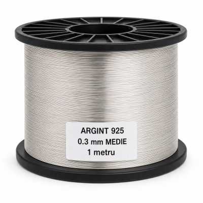 SR09 - Sarma de argint 0.3mm duritate medie 1 metru