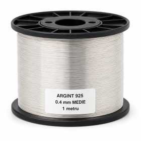 SR11 - Sarma de argint 0.4mm duritate medie 1 metru