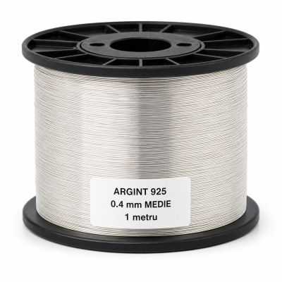 SR11 - Sarma de argint 0.4mm duritate medie 1 metru