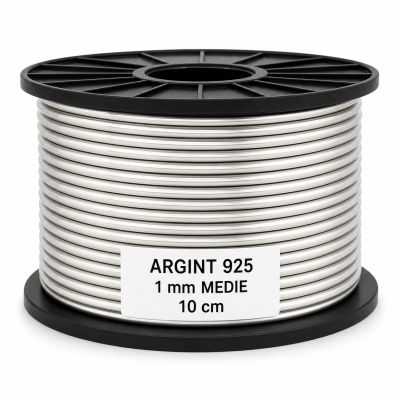 SR14 - Sarma de argint 1 mm -Duritate Medie- 10 cm