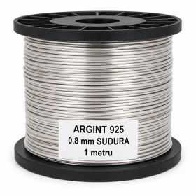 Sarma de argint 0.8 mm Foarte maleabila pentru sudura 1 metru