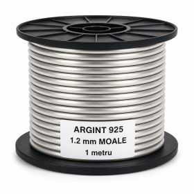 Sarma de argint 1.2 mm moale -foarte maleabila 1 metru
