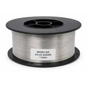 SR20 - Sarma de argint 0.6mm otelita, pentru lipit-1 metru