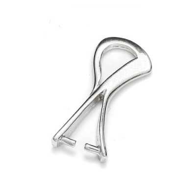 G0040-Agatatoare pandantiv pentru swarovski 21x9mm 1 buc