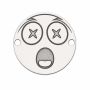 Charm emoji șocat din argint 925, gravură laser 16.5mm E1050