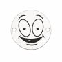 Pandantiv emoji smiley argint 925, gravură laser 16.5mm
